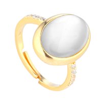 Anillo Marcello Pane Mujer in Plata ANGM 049 BIANCO - ANGM 049 BIANCO